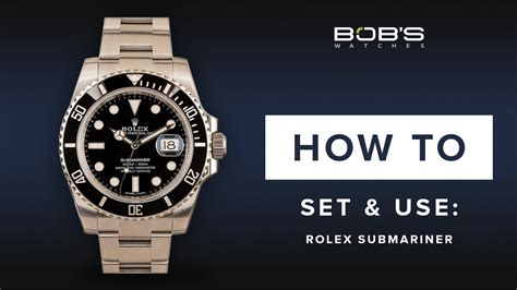 how to open rolex submariner|rolex submariner instructions.